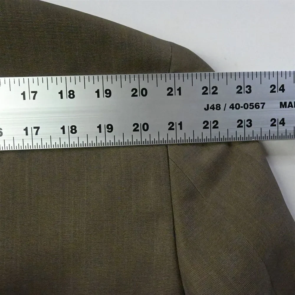 Stafford 46L Brown 2 Button Notch Lapel Mens Blazer Sport Coat Suit‎ Jacket